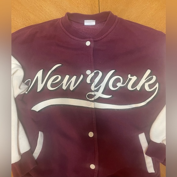 Zara New York Varsity Jacket "Best In The City" *Excellent Cond* Size Kids 12 - Picture 2 of 11